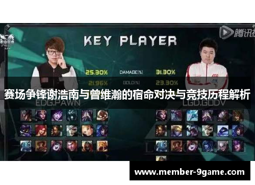 赛场争锋谢浩南与曾维瀚的宿命对决与竞技历程解析 赛场争锋谢浩南与曾维瀚的宿命对决与竞技历程解析